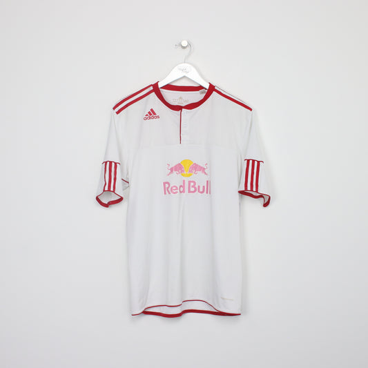 Vintage Bootleg Adidas RB Leipzig  Home football shirt in red and white. Best fits M