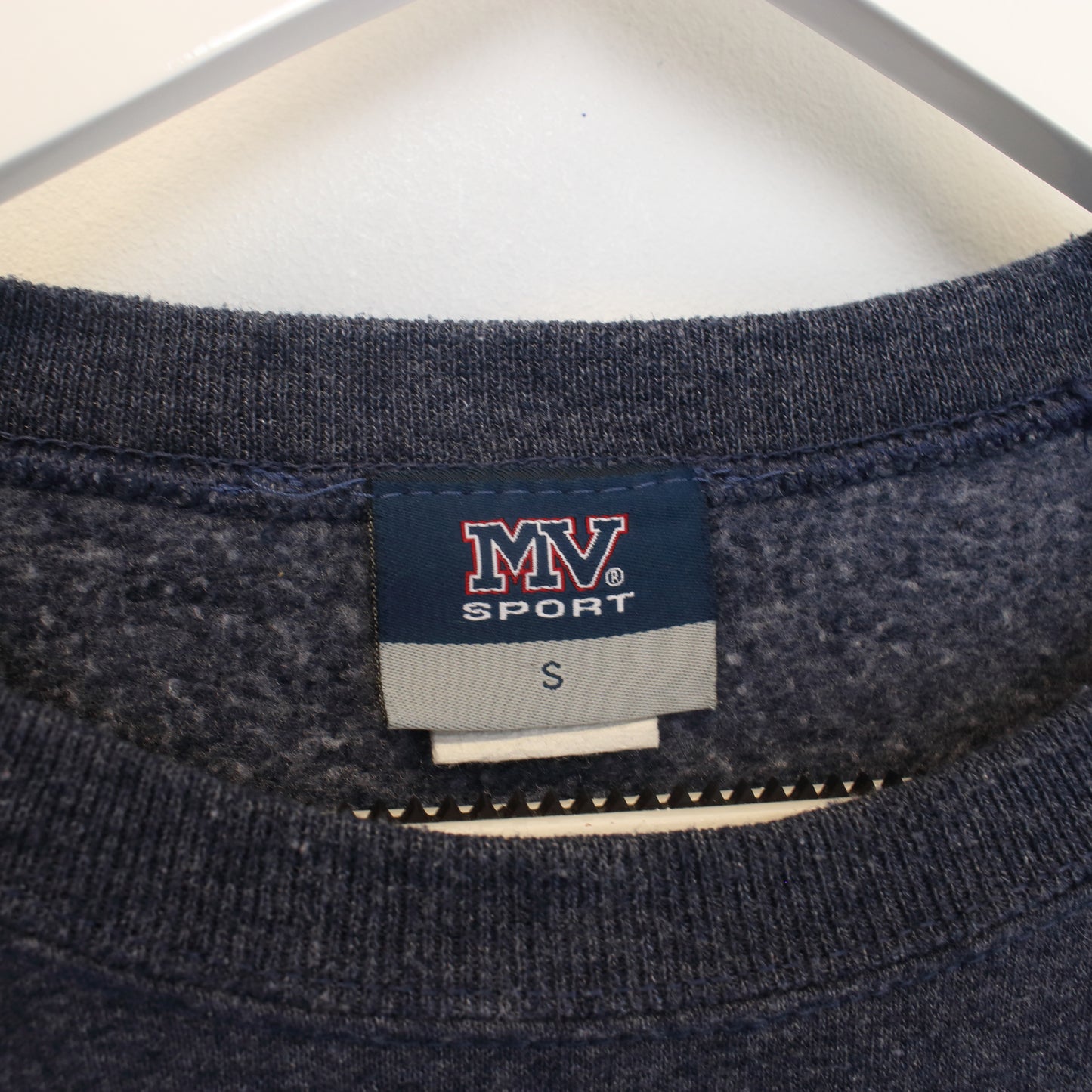 Vintage MV Sport CSU Maritime Academy sweatshirt in blue. Best fits S