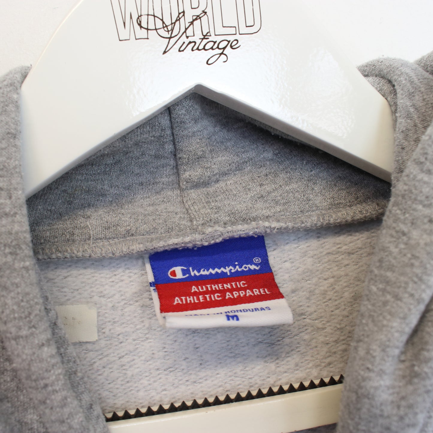 Vintage Champion St Pauls hoodie in grey. Best fits M