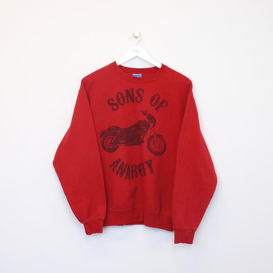 Vintage Freeze Sons Of Anarchy sweatshirt in red. Best fits M