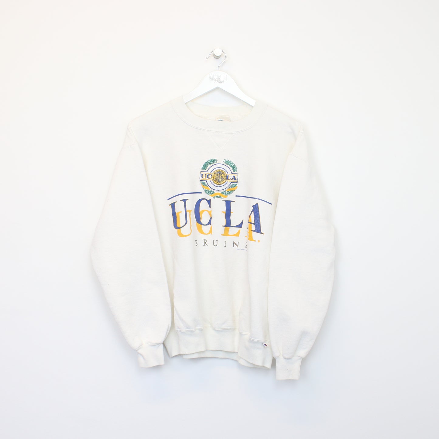 Vintage Russel Athletics UCLA sweatshirt in white. Best fits M