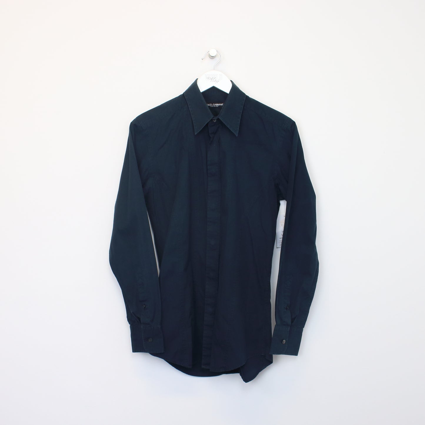 Vintage Dolce and Gabbana shirt in navy. Best fits S