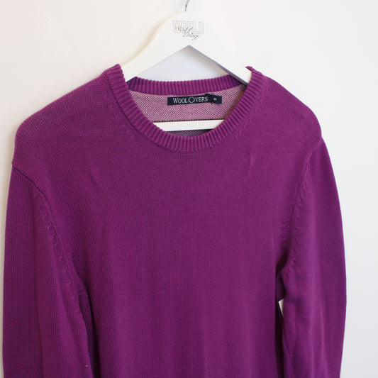 Vintage WoolOvers knit sweatshirt in purple. Best fits M