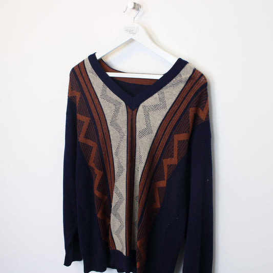 Vintage Unbranded knit sweatshirt in multi colour. Best fits L