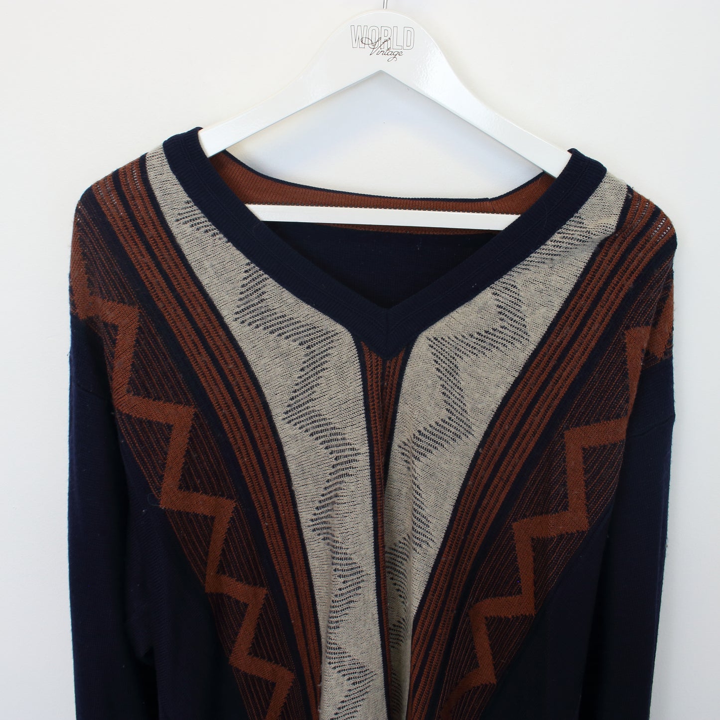 Vintage Unbranded knit sweatshirt in multi colour. Best fits L