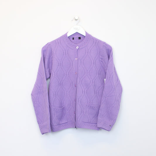 Vintage Unbranded knit sweatshirt in purple. Best fits S