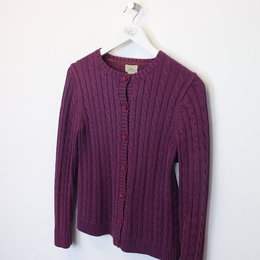 Vintage L.L.Bean knit sweatshirt in burgundy. Best fits S