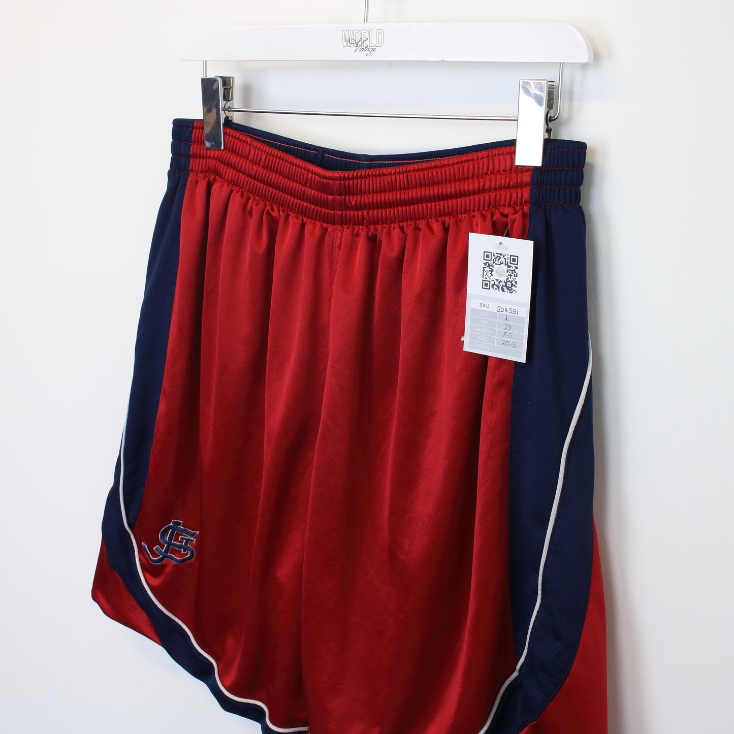 Vintage Nike shorts in red and blue. Best fits L