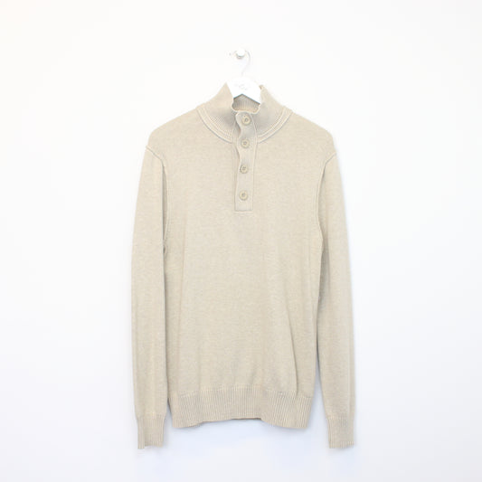 Vintage GAP knit sweatshirt in beige. Best fits M