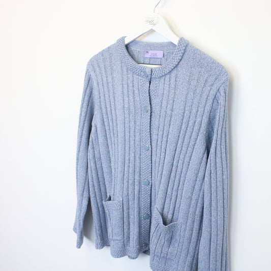 Vintage Honor Millburn knit sweatshirt in blue. Best fits M