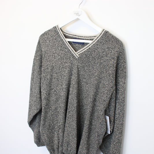 Vintage The Sweater Shop knit sweatshirt in grey. Best fits XL