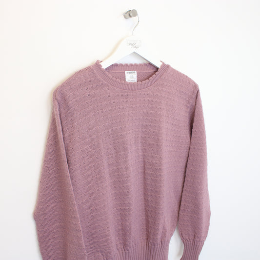 Vintage Tesco knit sweatshirt in pink. Best fits S