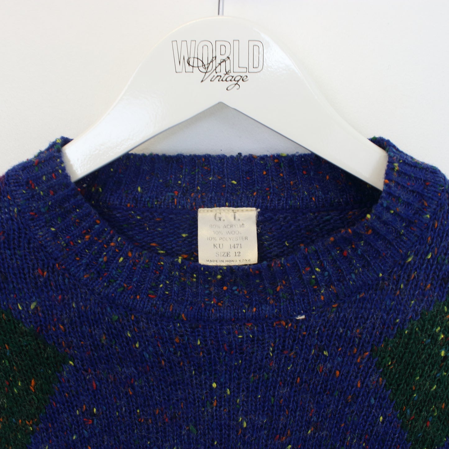 Vintage Unbranded knit sweatshirt in multi colour. Best fits XS