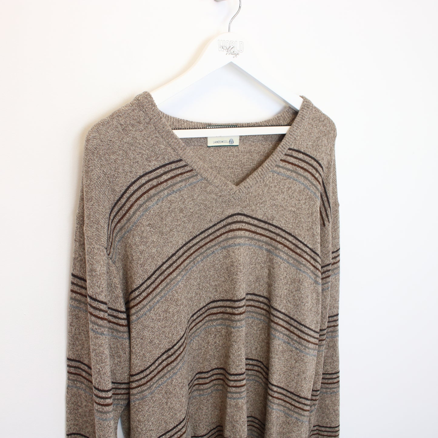 Vintage M&S knit sweatshirt in brown. Best fits XL