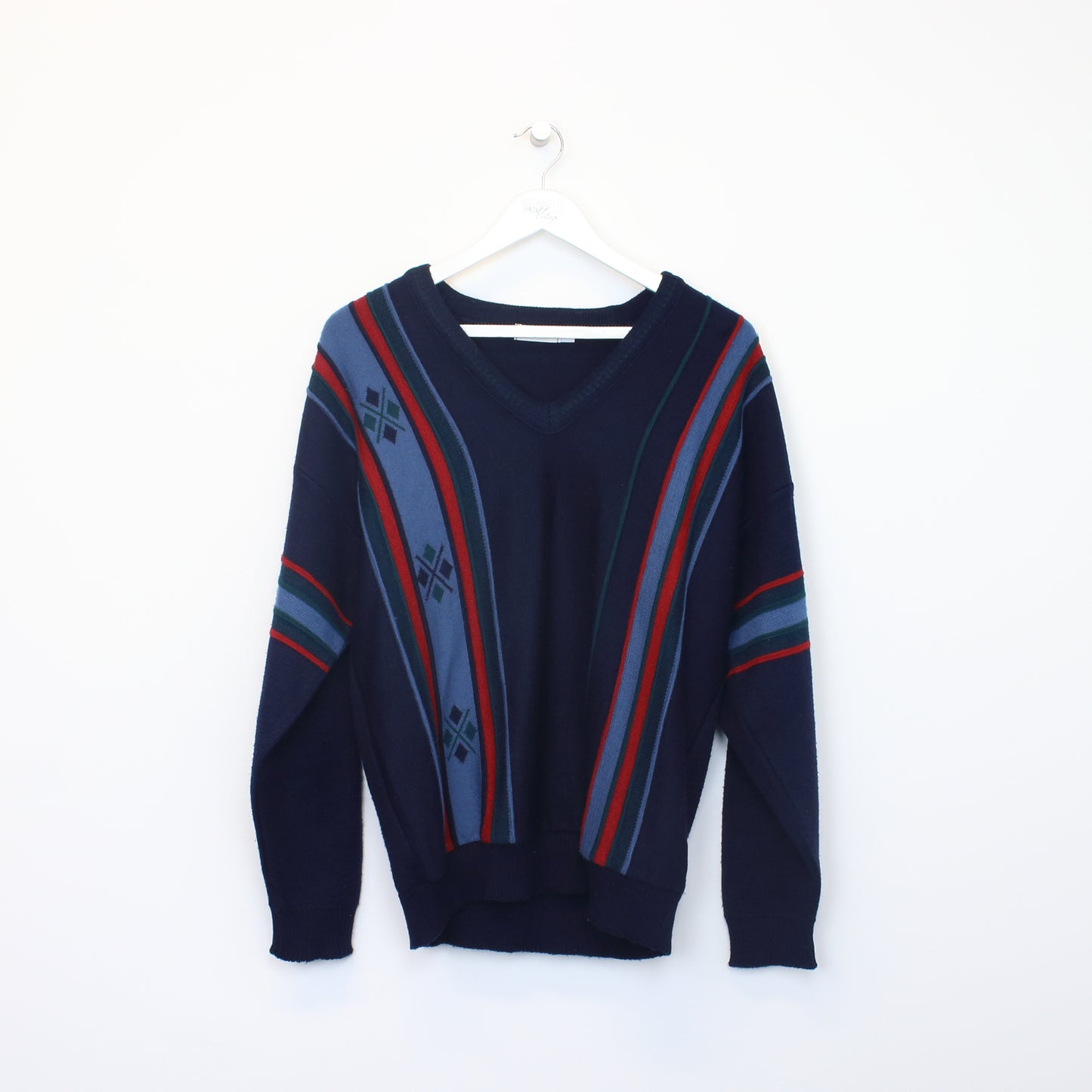 Vintage Roberto Carlo knit sweatshirt in multi colour. Best fits M