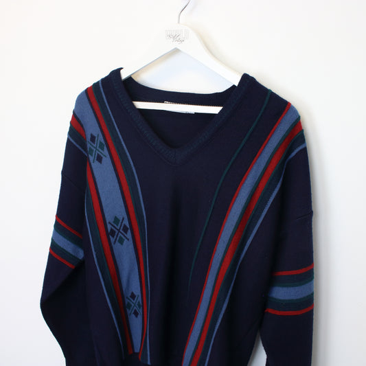 Vintage Roberto Carlo knit sweatshirt in multi colour. Best fits M