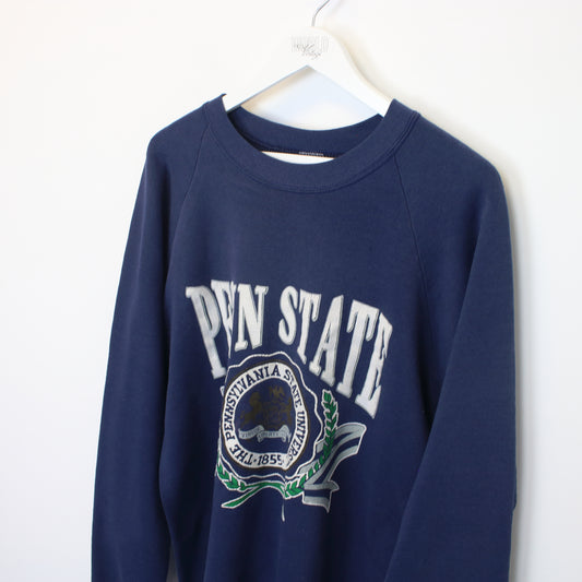 Vintage Fruit Of The Loom sweatshirt in navy. Best fits L