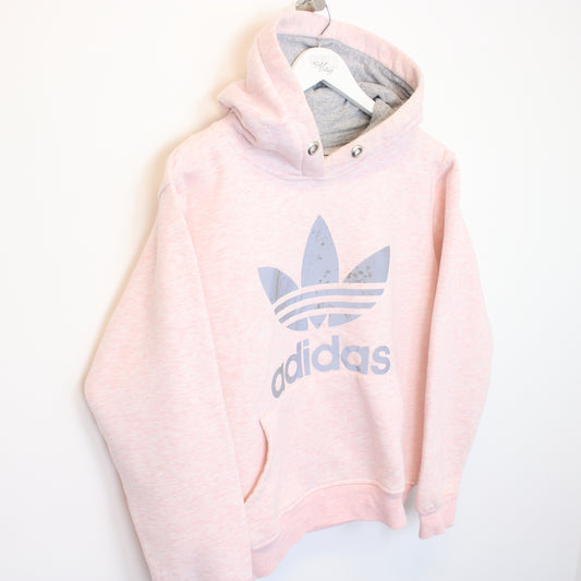 Vintage Adidas hoodie in black and pink. Best fits S