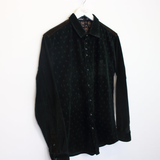 Vintage Dehuload corduroy shirt in green. Best fits M