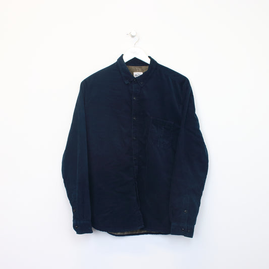 Vintage Unbranded corduroy shirt in blue. Best fits L