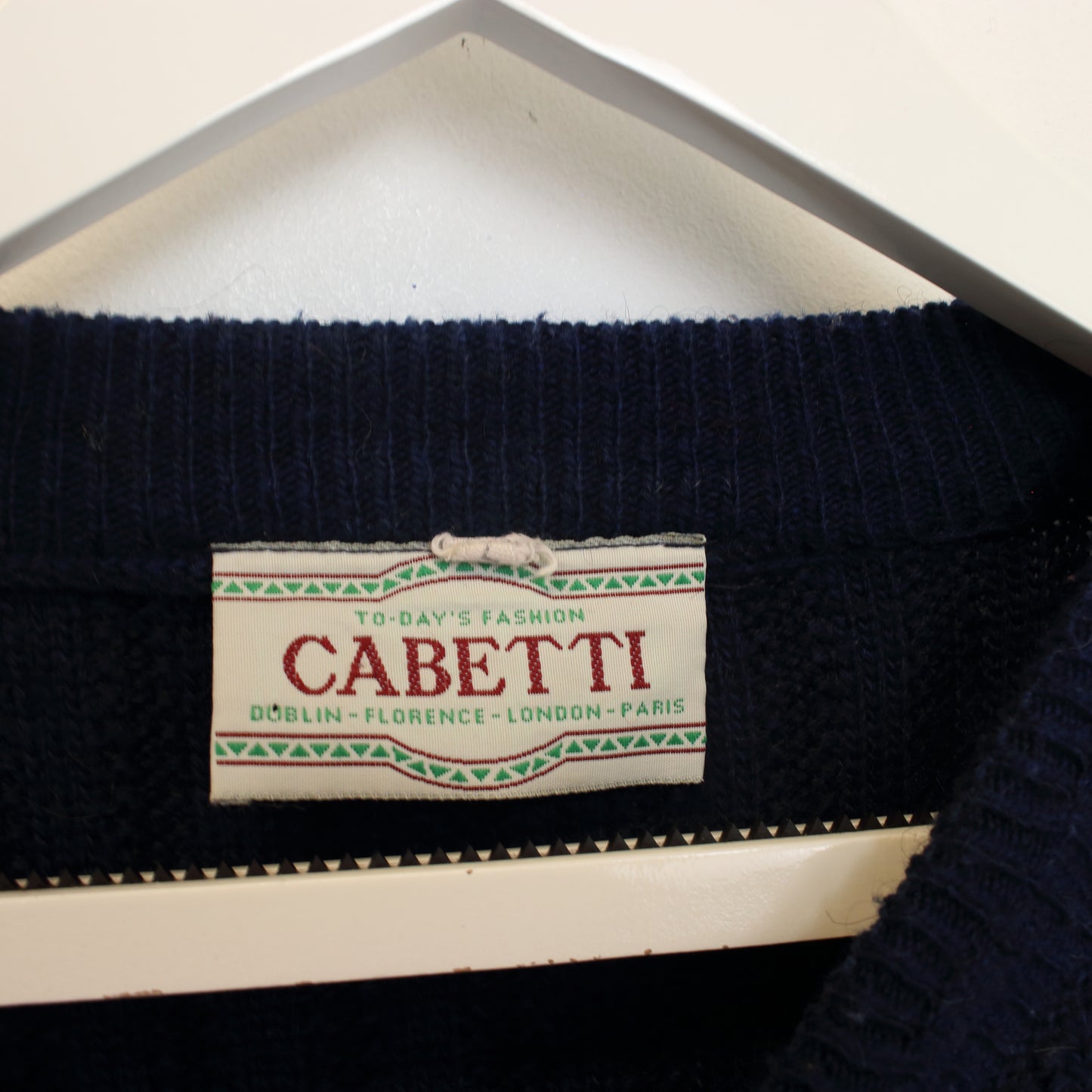 Vintage Cabetti knit sweatshirt in multi colour. Best fits L