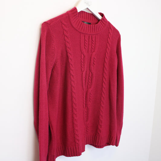 Vintage BM knit sweatshirt in pink Best fits L