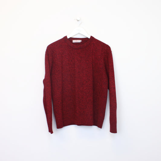 Vintage Choice knit sweatshirt in red. Best fits S