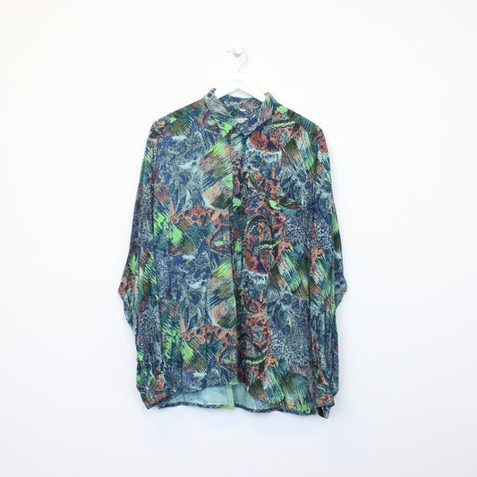 Vintage To Follow Hawaiian shirt in multi colour. Best fits XL