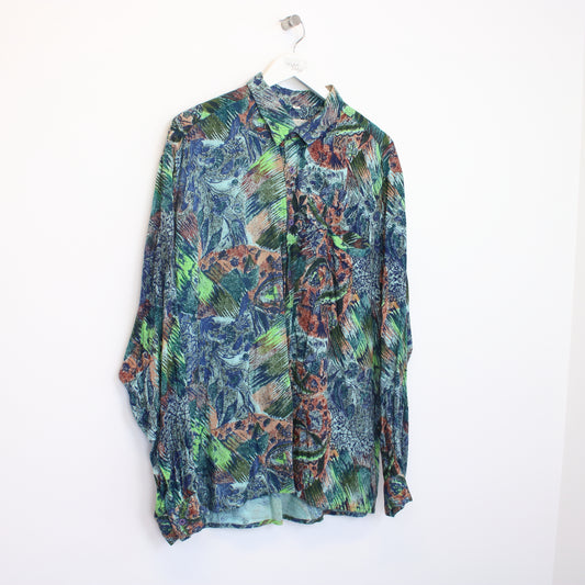 Vintage To Follow Hawaiian shirt in multi colour. Best fits XL