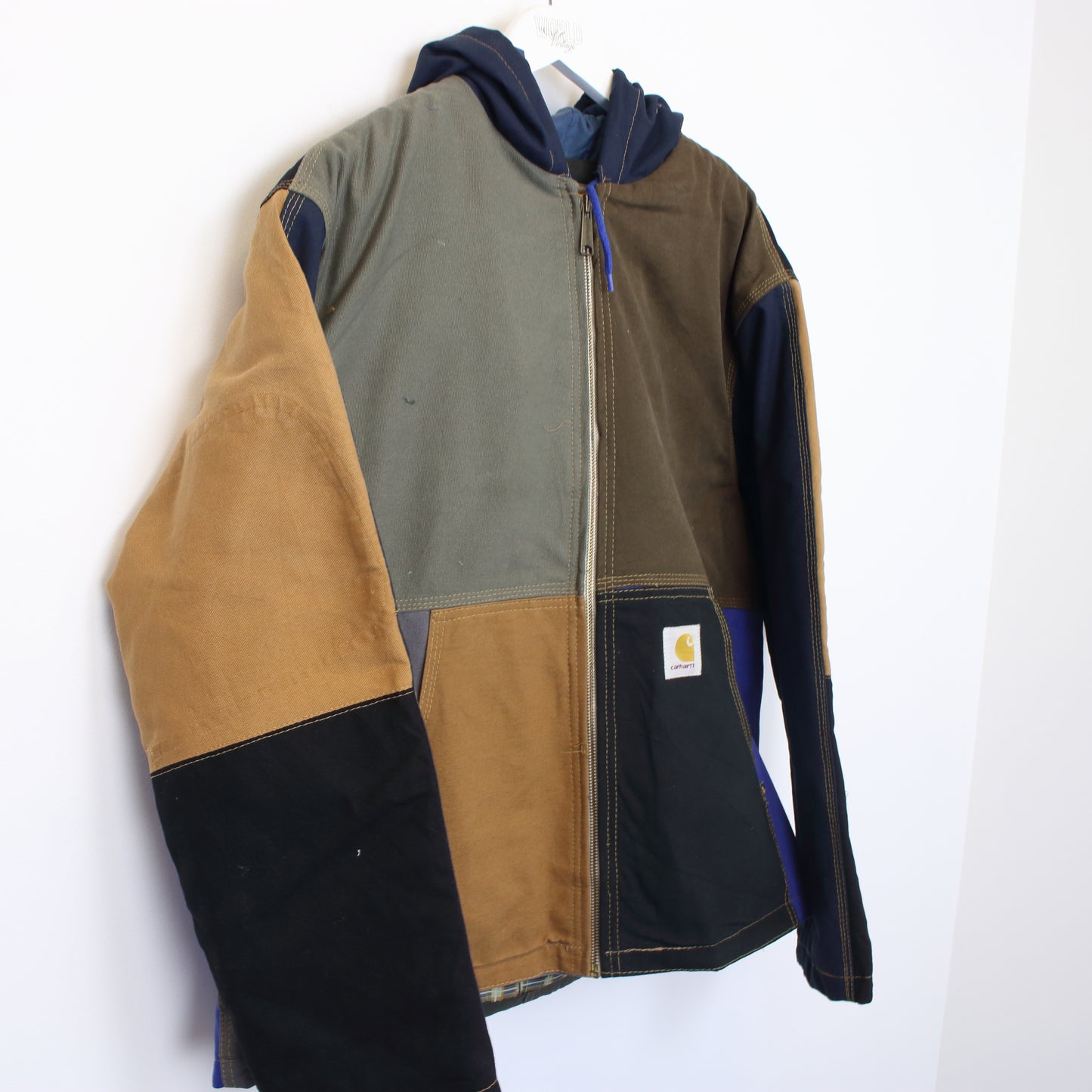 Vintage Carhartt reworked jacket in multi colours. Best fits L