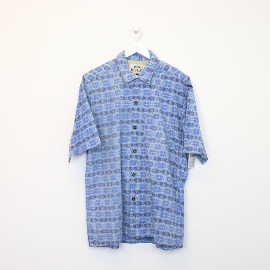 Vintage Replay shirt in blue. Best fits L