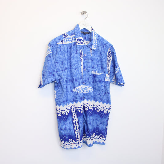 Vintage Petroleum shirt in blue. Best fits M