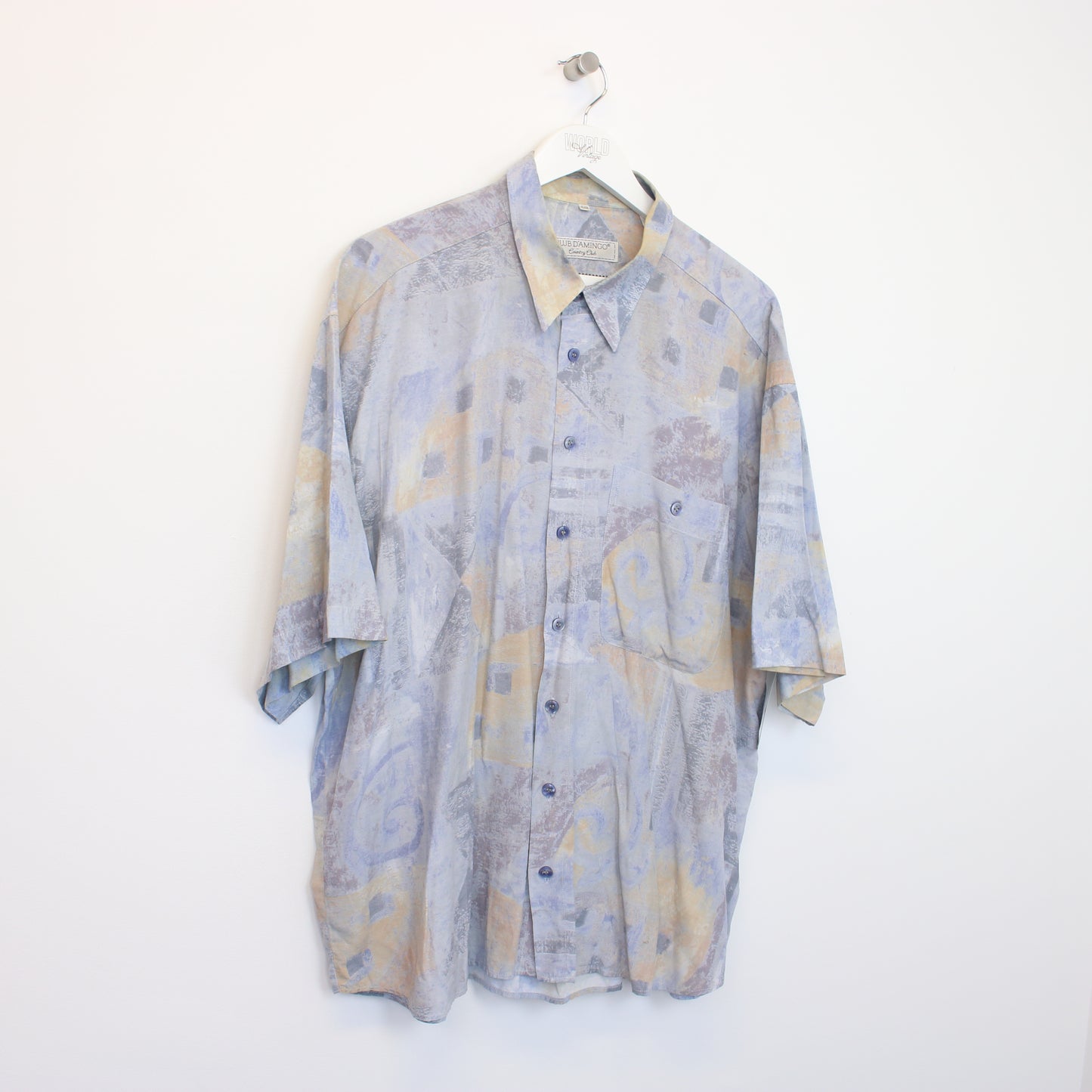 Vintage Club Damingo shirt in grey. Best fits L