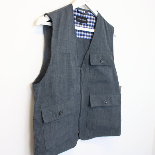 Vintage K's Collection vest in grey. Best fits M