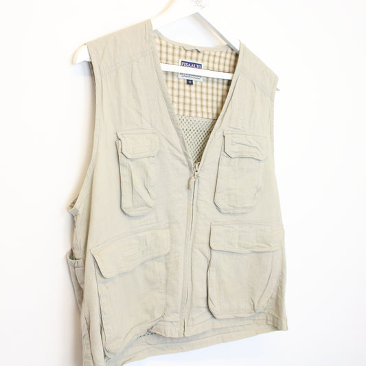 Vintage Pisaalto vest in cream. Best fits M