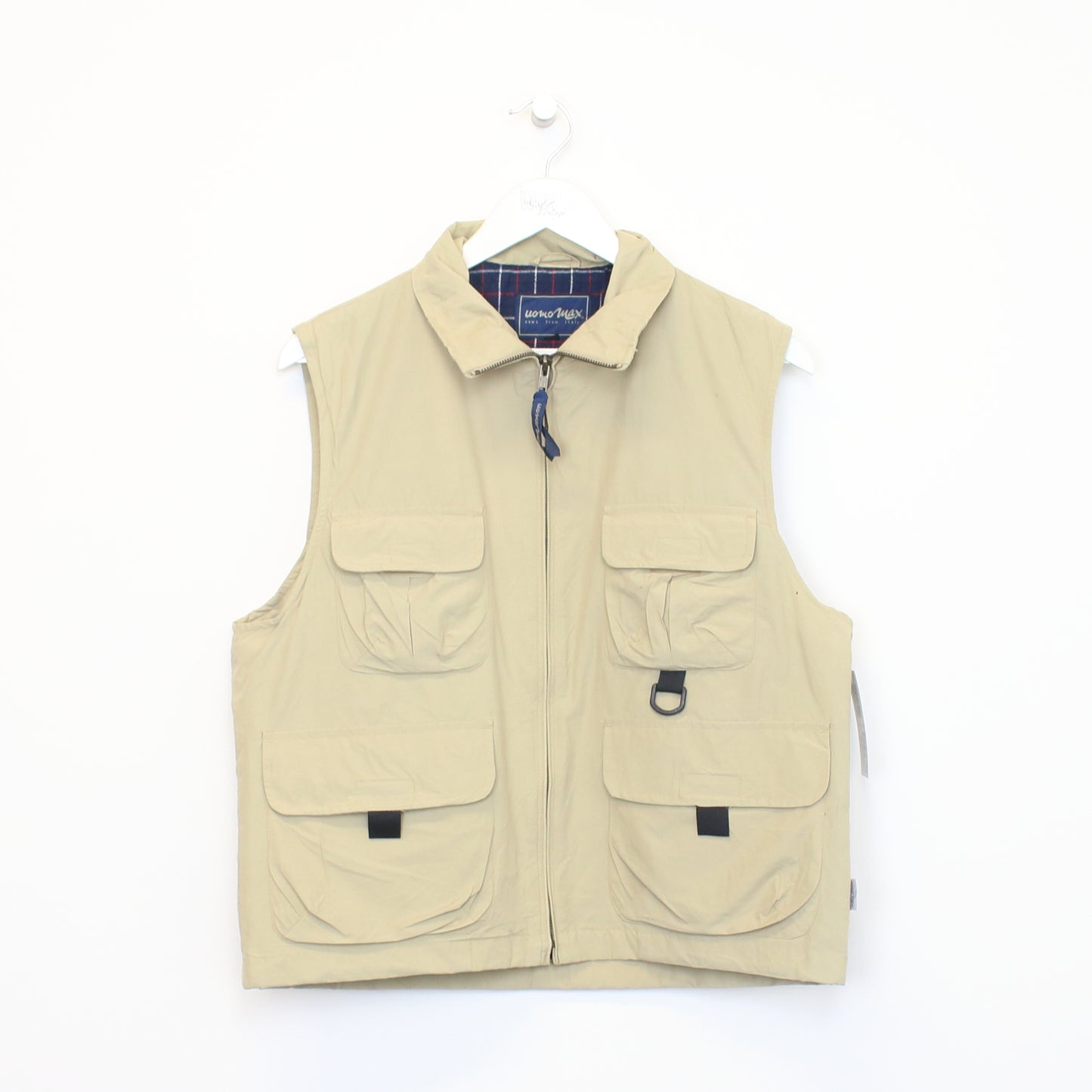 Vintage UomoMax vest in cream. Best fits S