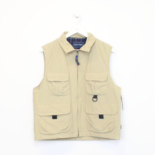 Vintage UomoMax vest in cream. Best fits S