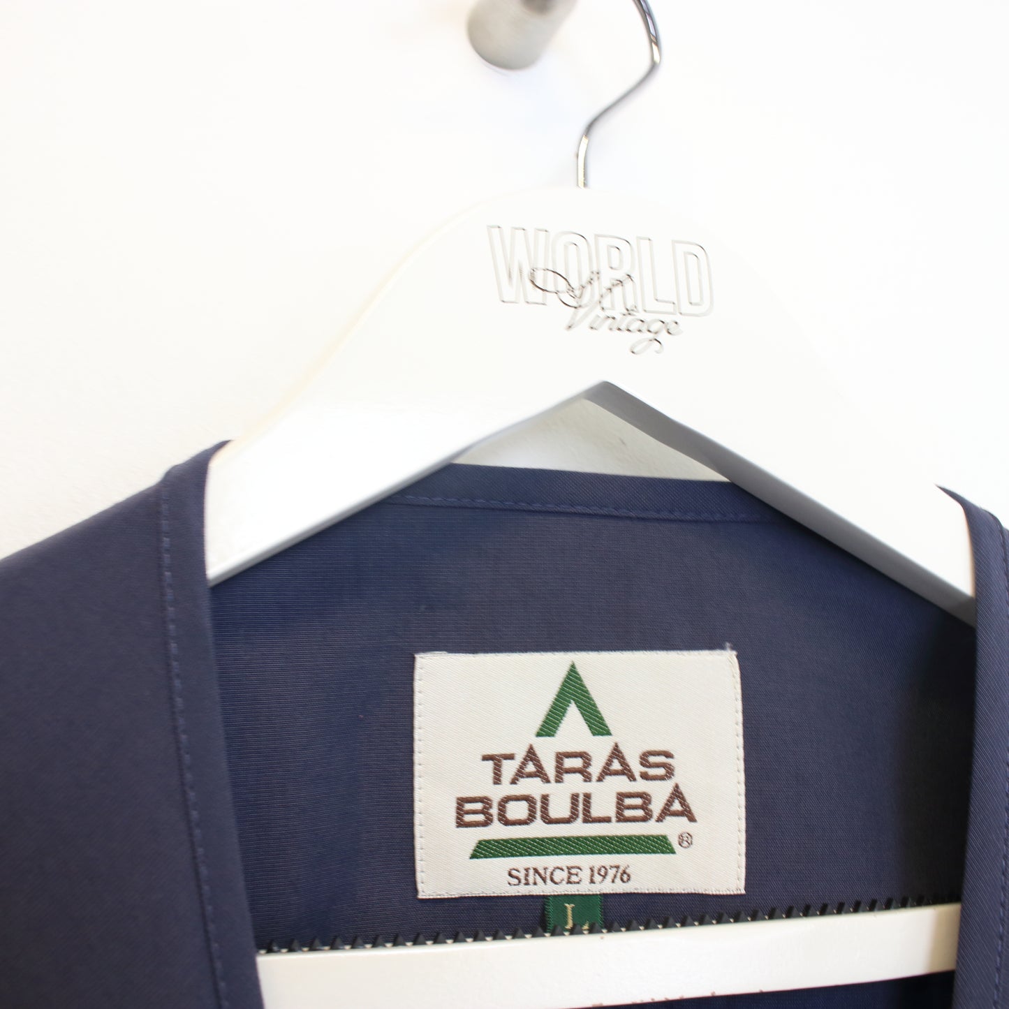 Vintage Taras Boulba vest in blue. Best fits L