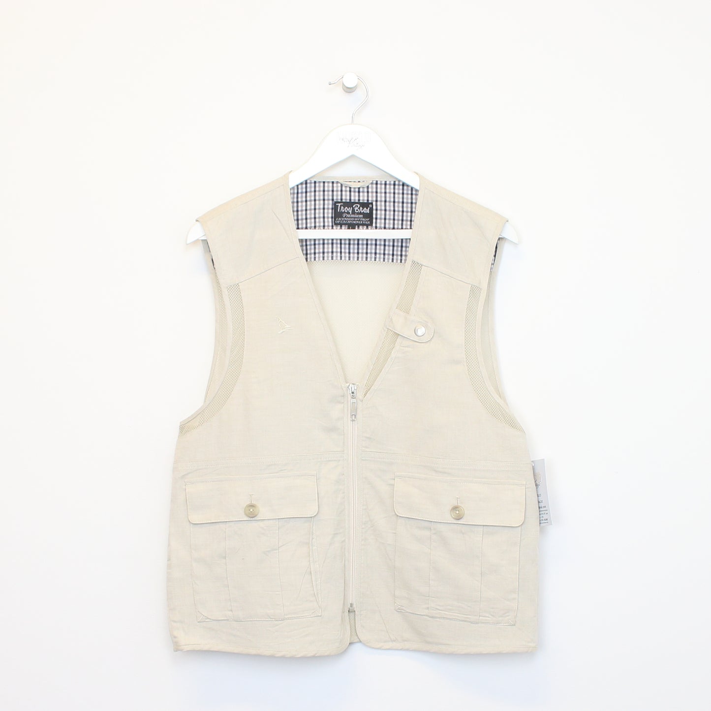 Vintage R.Z Style vest in grey. Best fits L