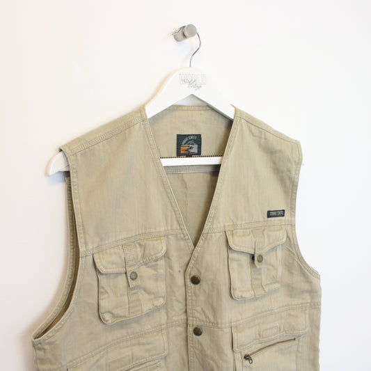 Vintage Amdare Schietti vest in beige. Best fits M