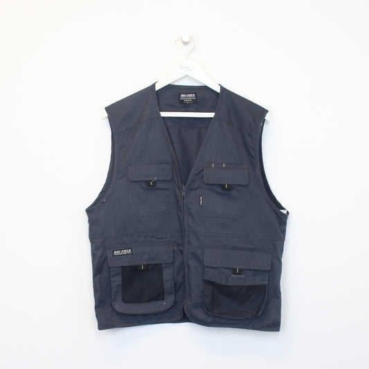 Vintage Big Field vest in navy. Best fits L