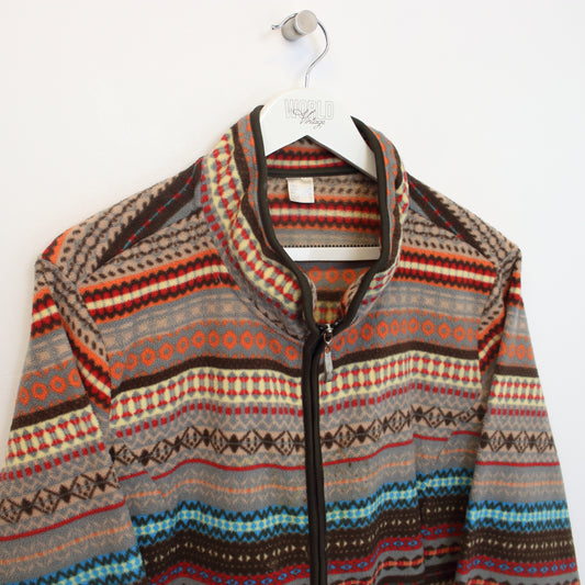 Vintage Unbranded crazy fleece in multi colour. Best fits L