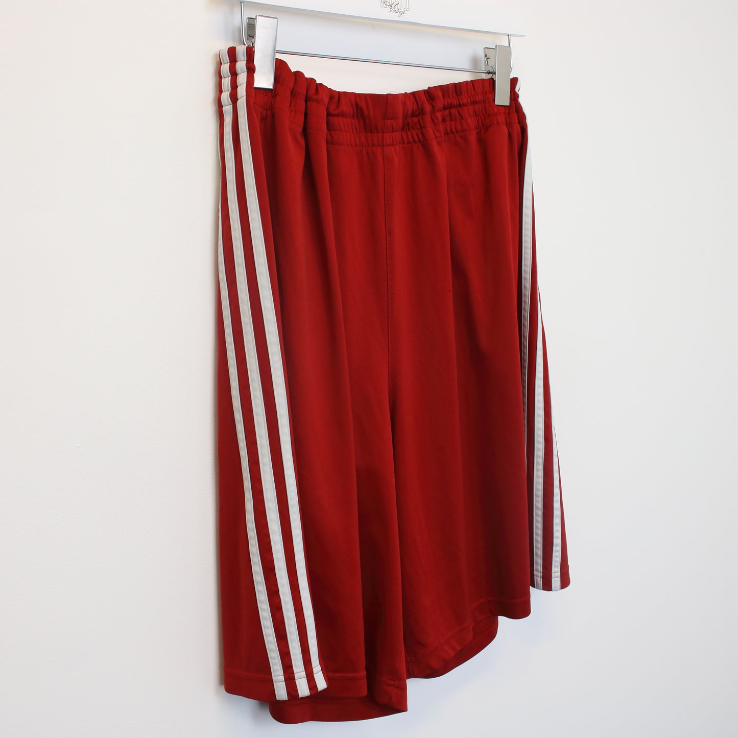 Vintage Adidas shorts in red and white. Best fits XL