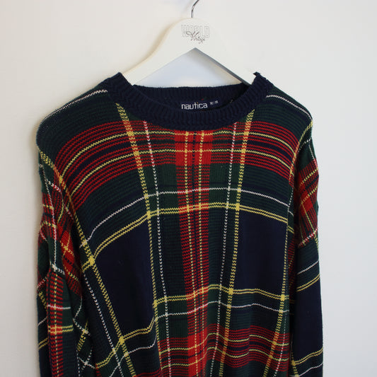 Vintage Nautica knitted sweatshirt in multi colour. Best fits L