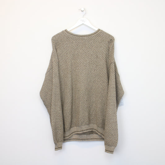 Vintage Woolrich knitted sweatshirt in beige. Best fits XL