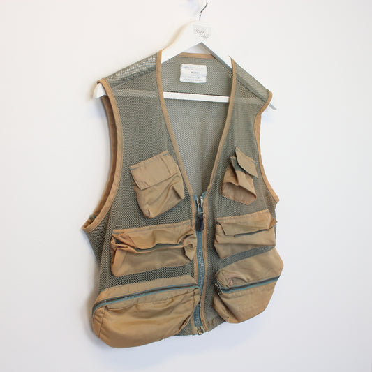 Vintage Unbranded mesh vest in brown. Best fits M