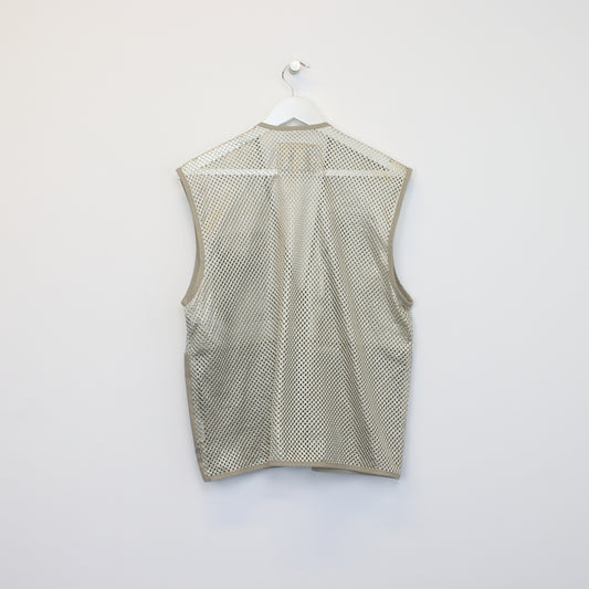 Vintage Unbranded vest in beige. Best fits L