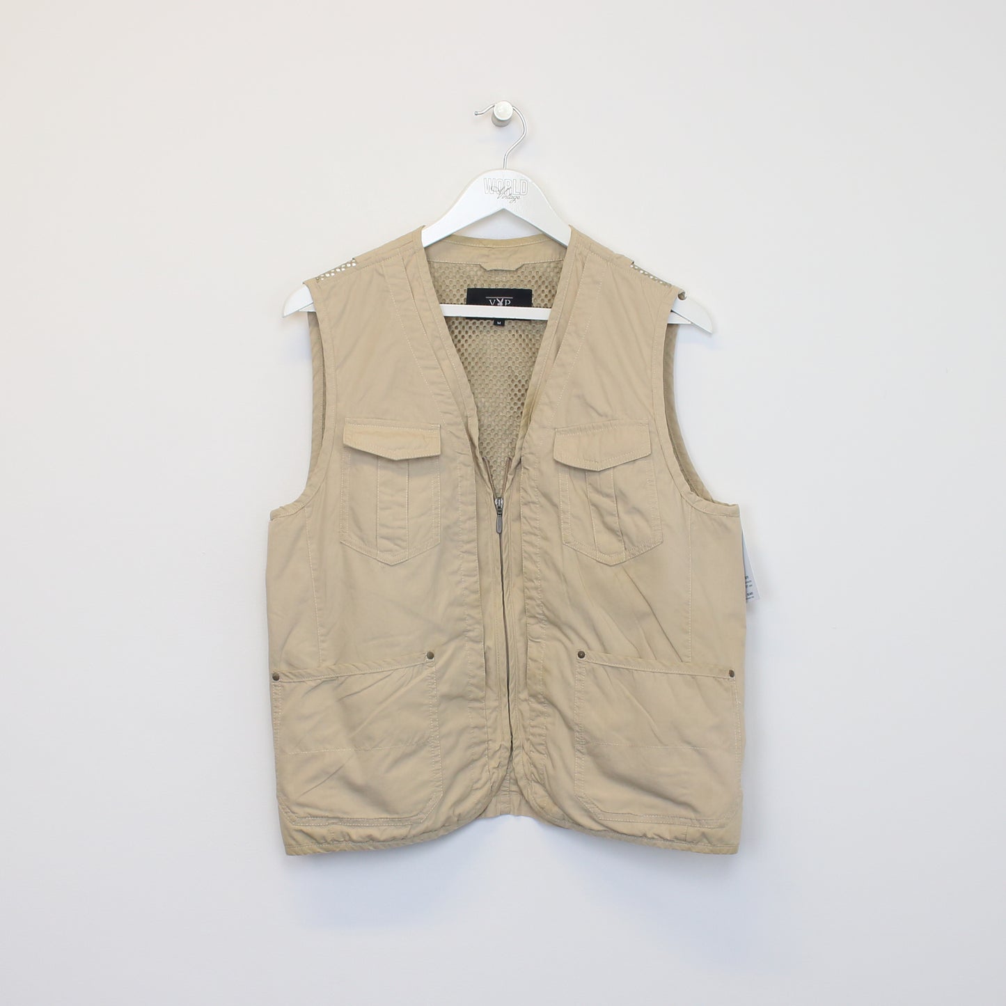 Vintage Playboy Collection vest in beige. Best fits M