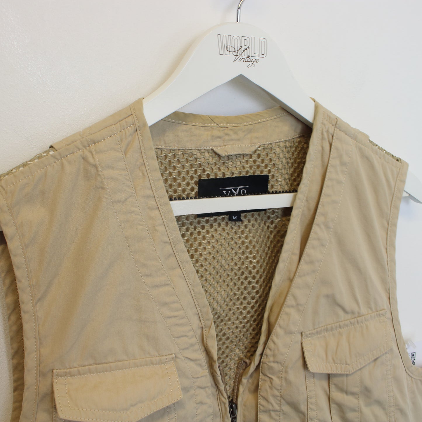 Vintage Playboy Collection vest in beige. Best fits M