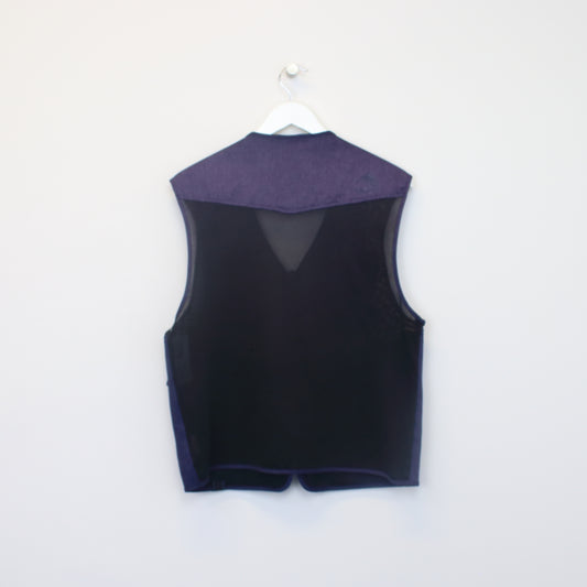 Vintage Field Core vest in purple. Best fits M